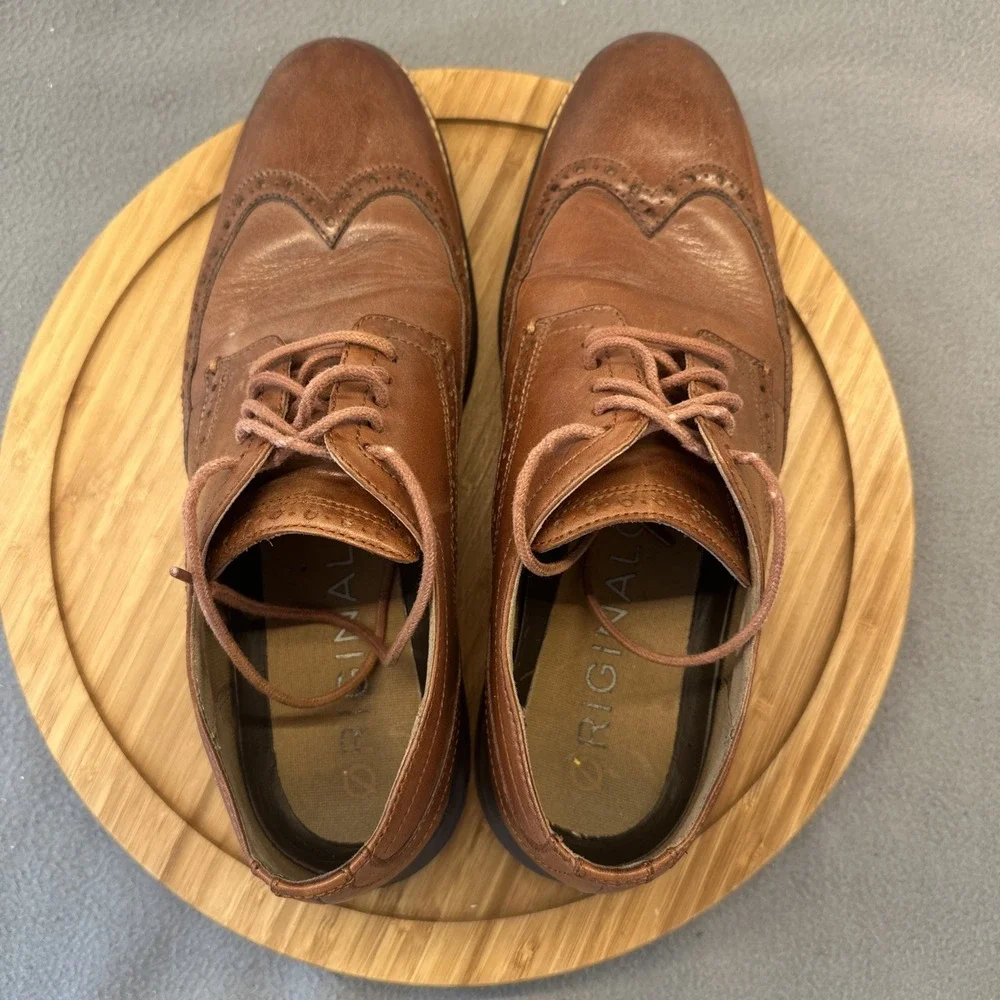 Cole Haan Brown Wingtip Oxfords